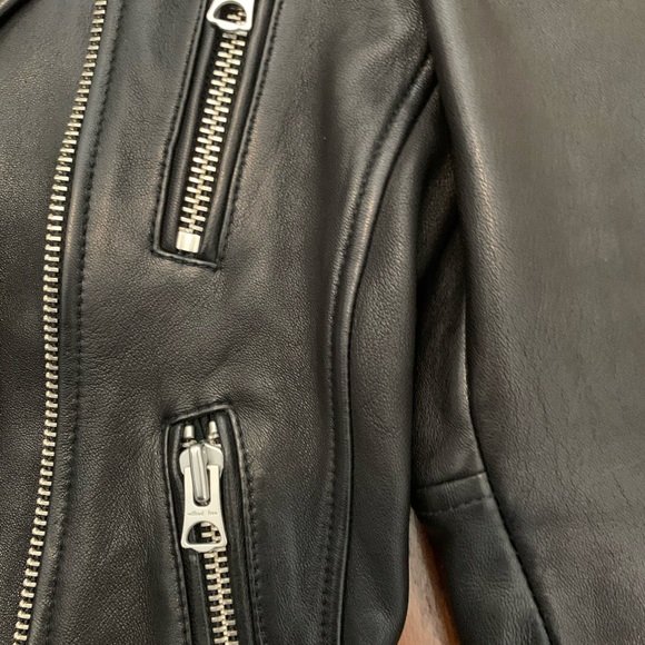 Aritzia Wildred free richards leather biker xs - Picture 8 of 10